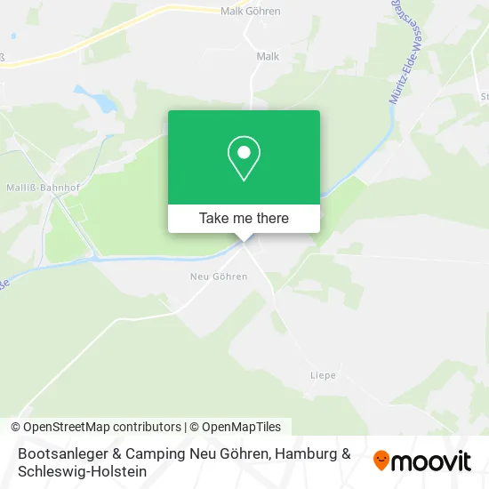 Карта Bootsanleger & Camping Neu Göhren