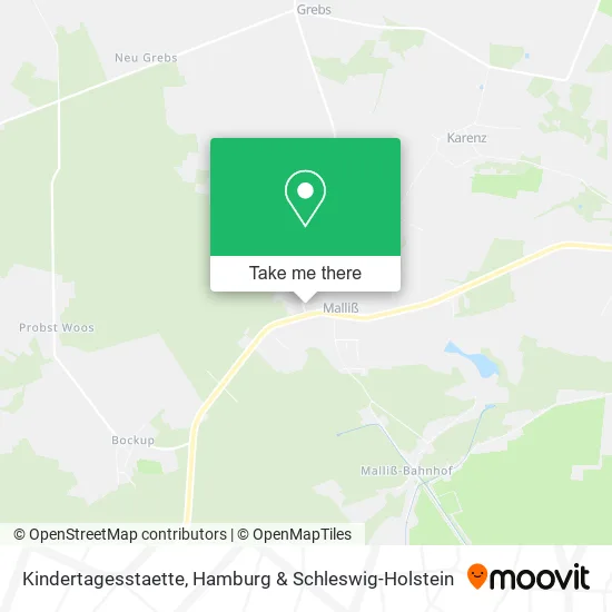 Карта Kindertagesstaette