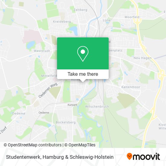 Studentenwerk map