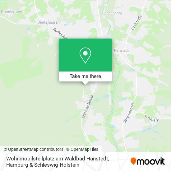 Wohnmobilstellplatz am Waldbad Hanstedt map