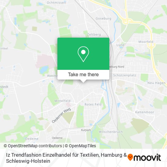 Iz Trendfashion Einzelhandel für Textilien map