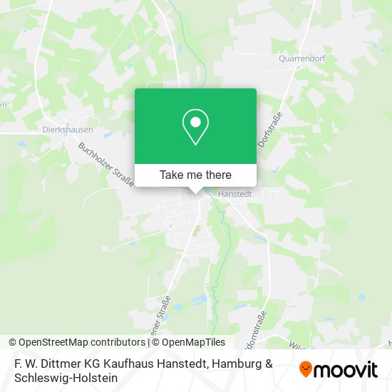 F. W. Dittmer KG Kaufhaus Hanstedt map