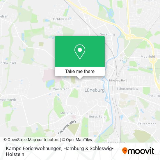 Kamps Ferienwohnungen map