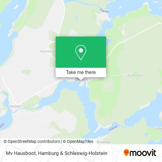 Mv Hausboot map