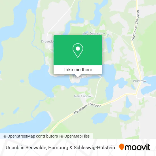 Карта Urlaub in Seewalde