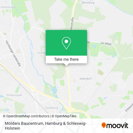 Mölders Baucentrum map