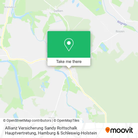 Карта Allianz Versicherung Sandy Rottschalk Hauptvertretung