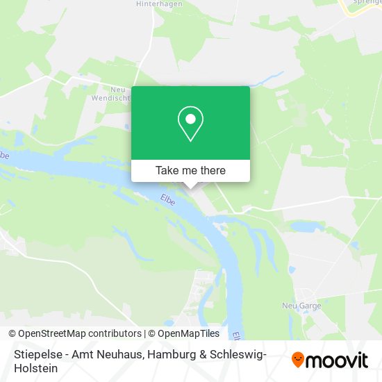 Stiepelse - Amt Neuhaus map