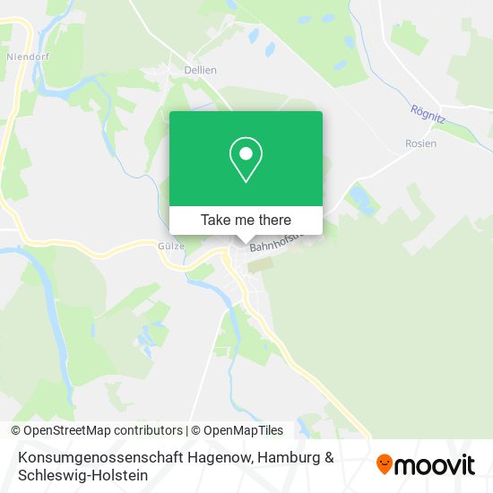 Konsumgenossenschaft Hagenow map