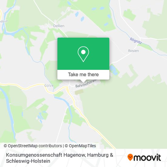 Карта Konsumgenossenschaft Hagenow