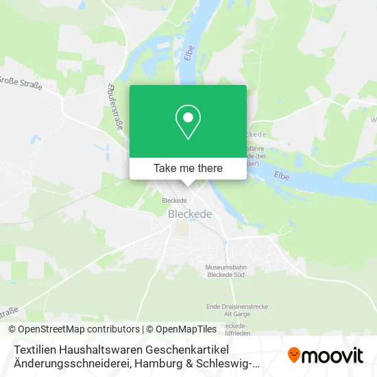 Карта Textilien Haushaltswaren Geschenkartikel Änderungsschneiderei