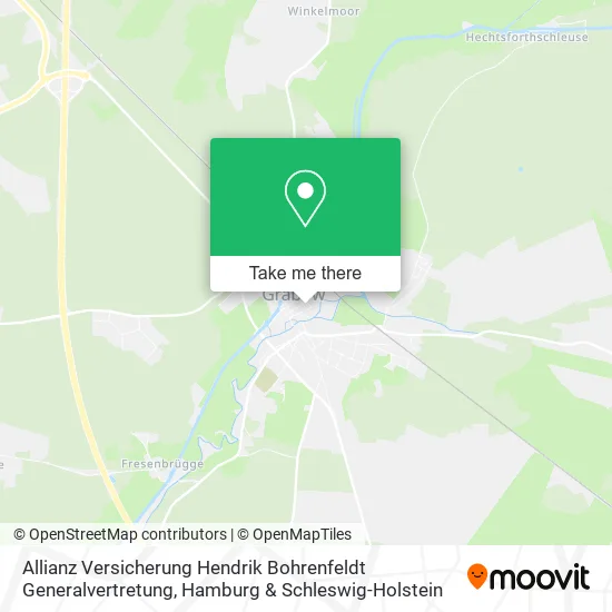 Карта Allianz Versicherung Hendrik Bohrenfeldt Generalvertretung