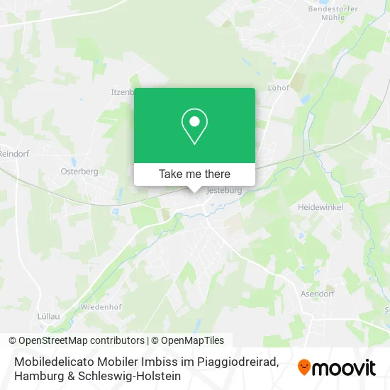 Карта Mobiledelicato Mobiler Imbiss im Piaggiodreirad