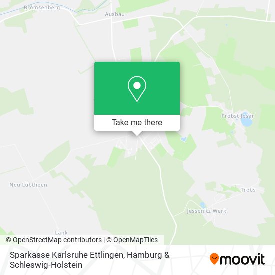 Sparkasse Karlsruhe Ettlingen map