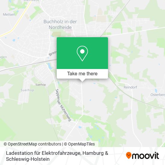 Ladestation für Elektrofahrzeuge map