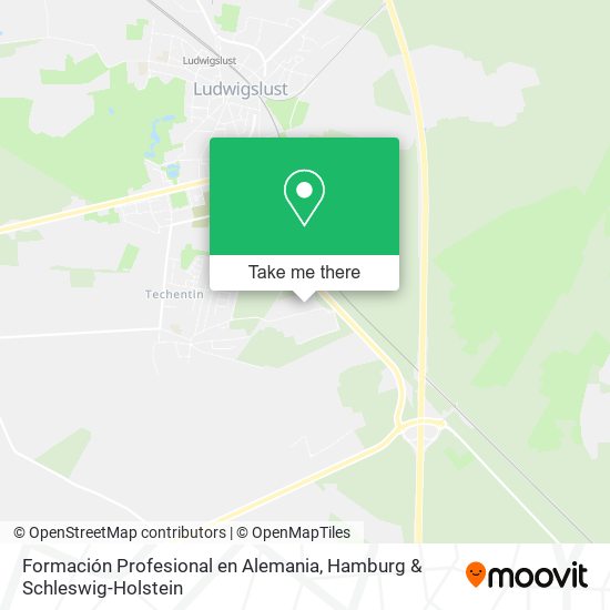 Formación Profesional en Alemania map