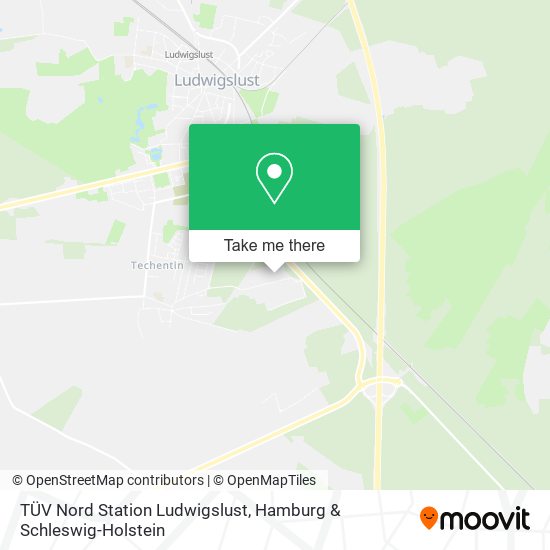 TÜV Nord Station Ludwigslust map