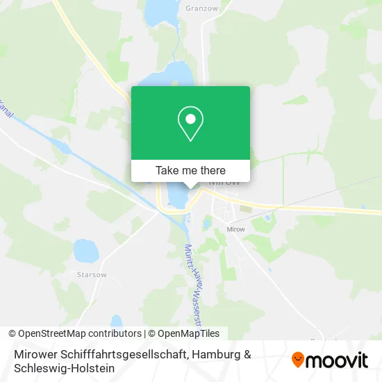 Карта Mirower Schifffahrtsgesellschaft