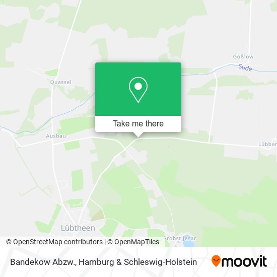 Bandekow Abzw. map