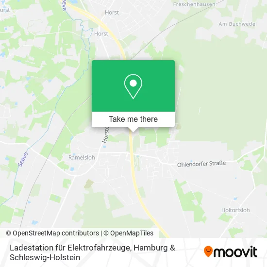 Карта Ladestation für Elektrofahrzeuge
