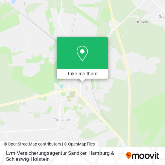 Lvm-Versicherungsagentur Sandker map