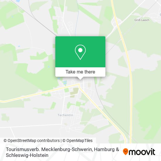 Tourismusverb. Mecklenburg-Schwerin map