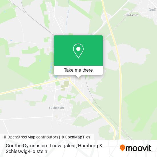 Goethe-Gymnasium Ludwigslust map