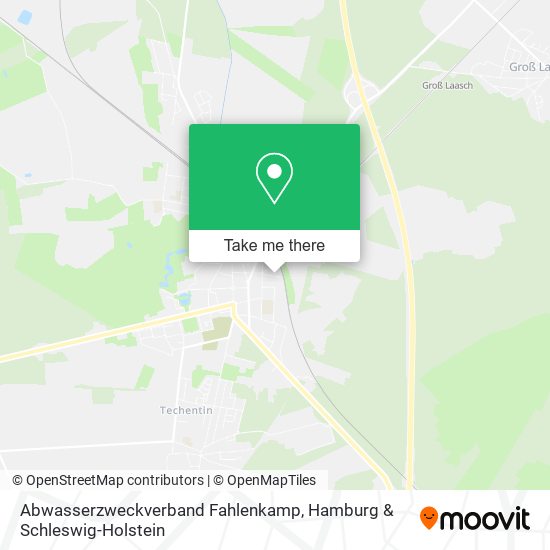 Abwasserzweckverband Fahlenkamp map