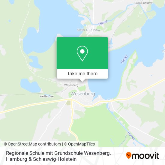 Regionale Schule mit Grundschule Wesenberg map