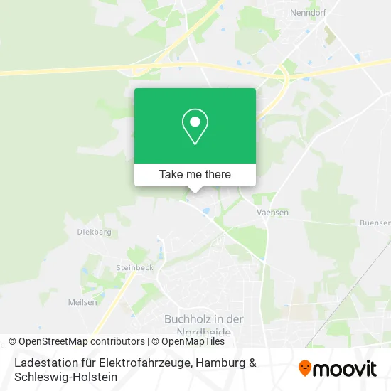 Ladestation für Elektrofahrzeuge map