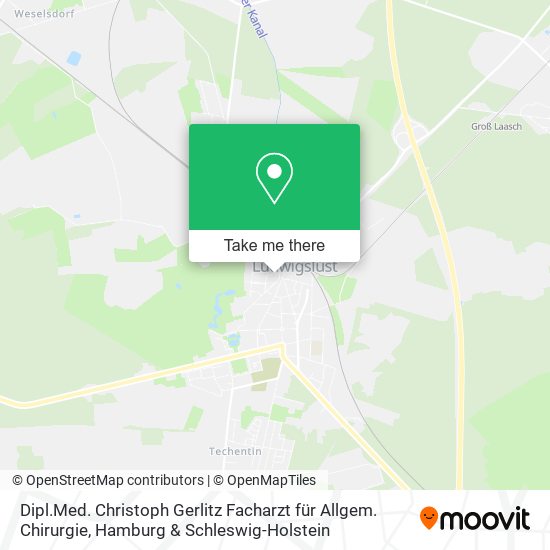 Dipl.Med. Christoph Gerlitz Facharzt für Allgem. Chirurgie map