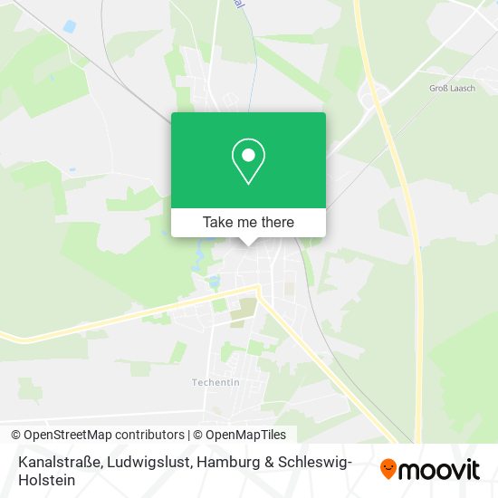 Kanalstraße, Ludwigslust map
