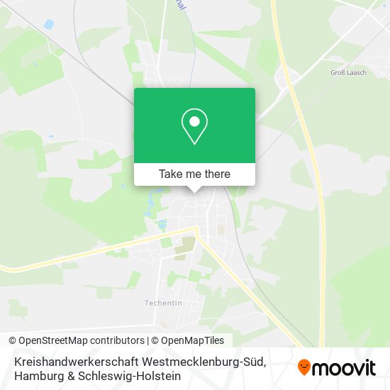 Kreishandwerkerschaft Westmecklenburg-Süd map