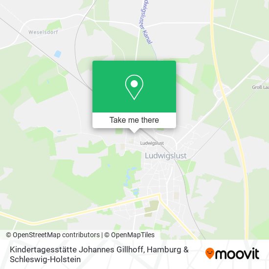 Kindertagesstätte Johannes Gillhoff map