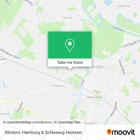 Карта Blödorn