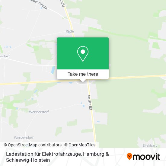 Ladestation für Elektrofahrzeuge map