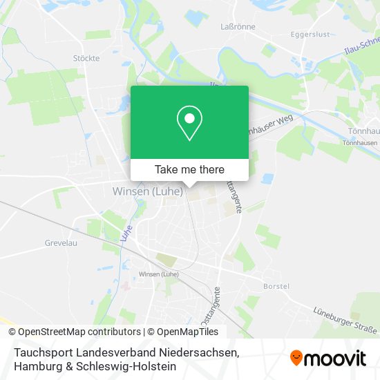 Tauchsport Landesverband Niedersachsen map
