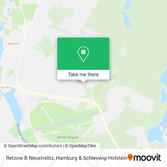 Карта Retzow B Neustrelitz