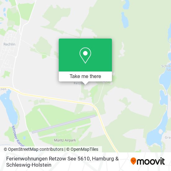 Ferienwohnungen Retzow See 5610 map