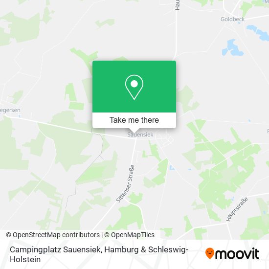 Campingplatz Sauensiek map