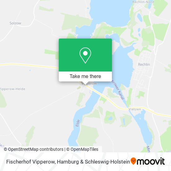 Fischerhof Vipperow map