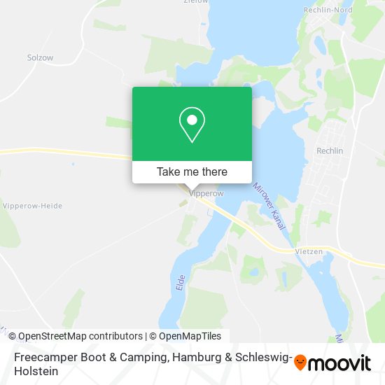 Freecamper Boot & Camping map