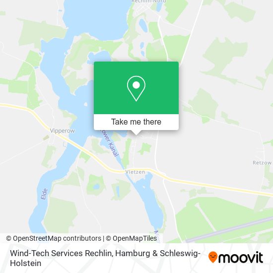 Wind-Tech Services Rechlin map