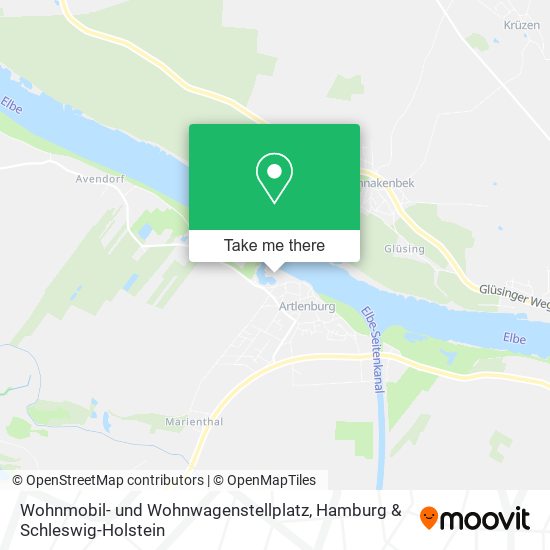 Карта Wohnmobil- und Wohnwagenstellplatz