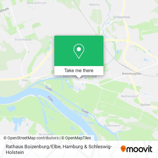 Rathaus Boizenburg/Elbe map