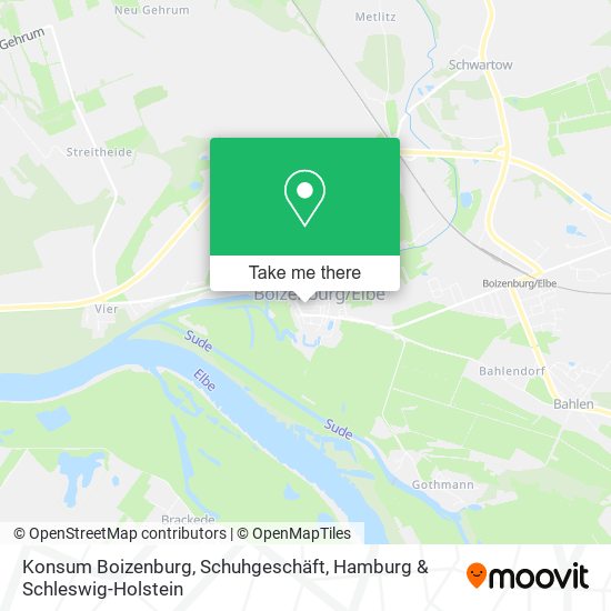 Konsum Boizenburg, Schuhgeschäft map