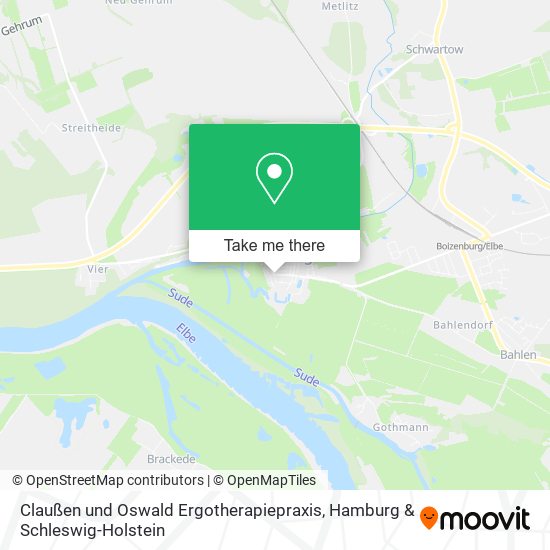 Claußen und Oswald Ergotherapiepraxis map