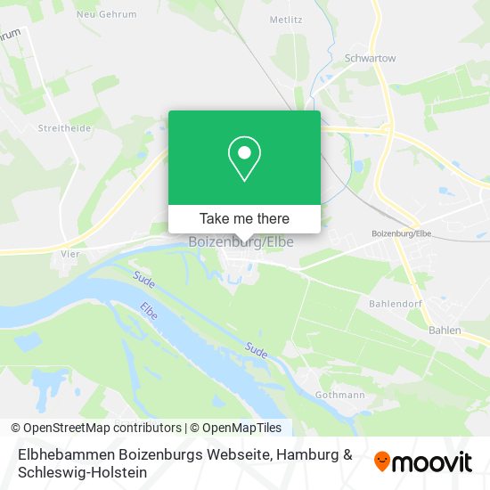 Elbhebammen Boizenburgs Webseite map