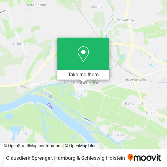 Карта Clausdierk Sprenger