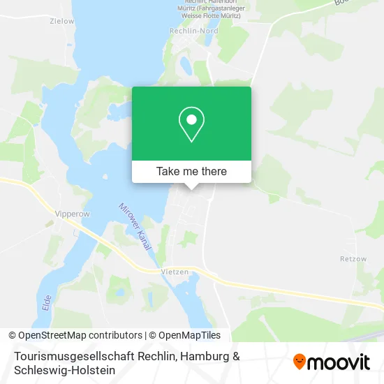 Карта Tourismusgesellschaft Rechlin